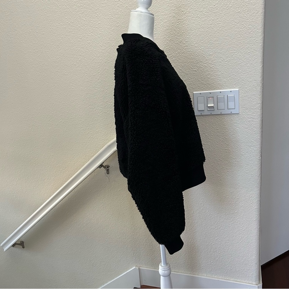 UNIQLO Windproof Outer Fleece Rib Blouson - Black Size XL excellent YKK ZIPPER - Picture 3 of 13